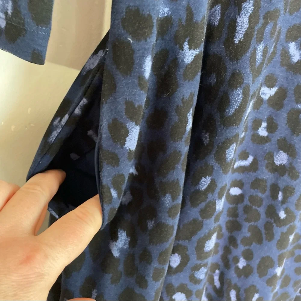Kate Spade Broome Street Leopard Ponte Dress Size 8